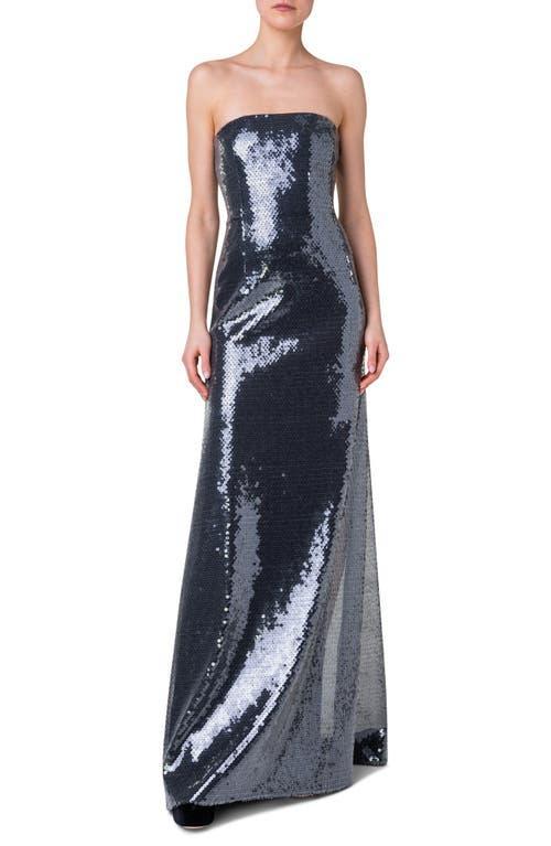 Akris Sequin Strapless Gown Product Image