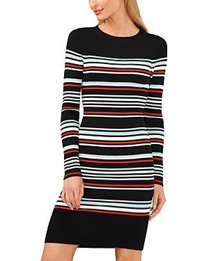 CeCe Long Sleeve Ribbed Knit Dress Product Image