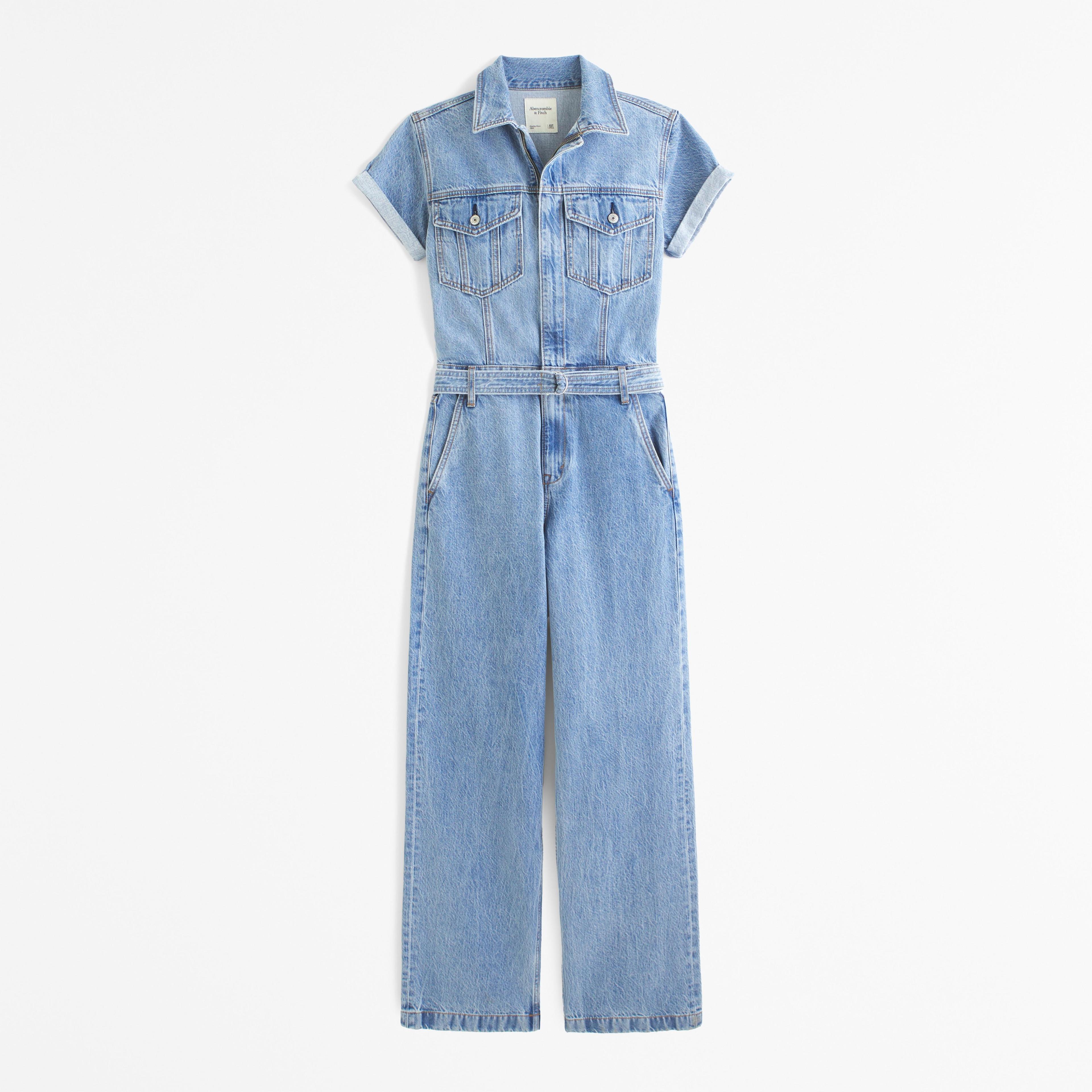 90s Relaxed Denim Jumpsuit Product Image