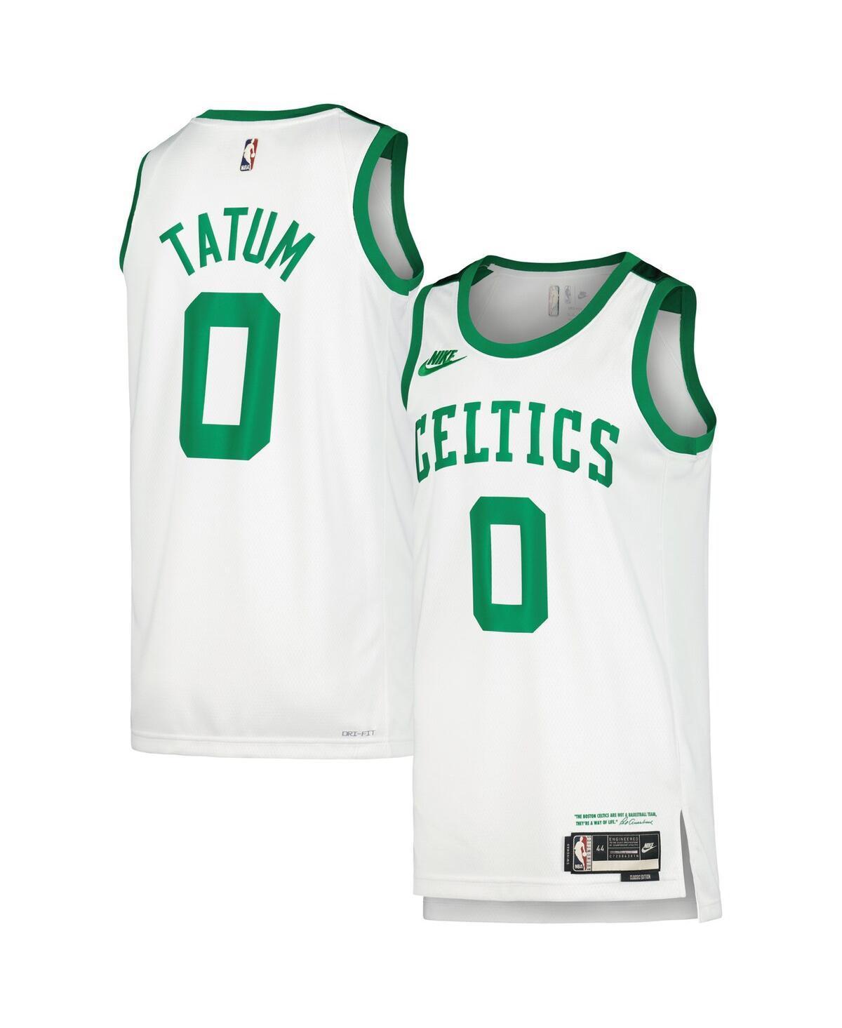 Nike Mens Jayson Tatum White Boston Celtics Swingman Player Jersey - Classic Edition - White Product Image