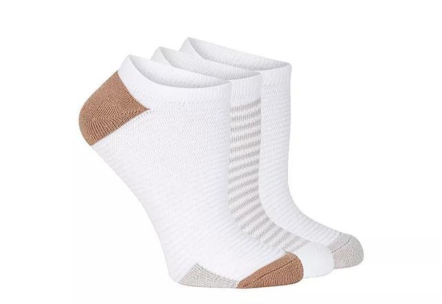 Lemon Womens Terry Powder No Show Socks 3 Pairs Product Image