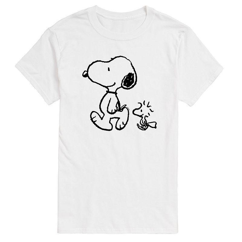 Mens Peanuts Snoopy Woodstock Walk Tee Product Image