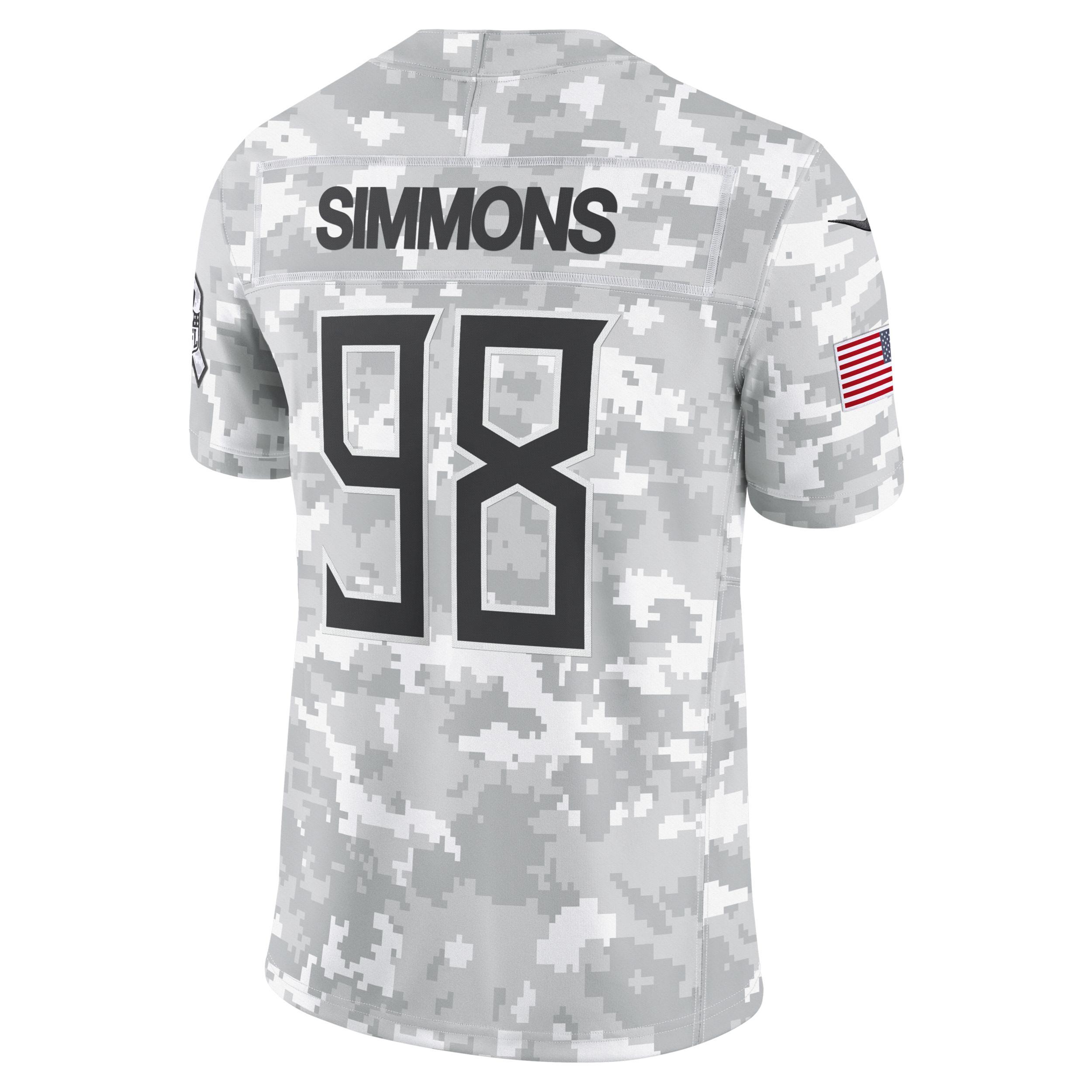 Jeffery Simmons Tennessee Titans Salute to Service Nike Men's Dri-FIT NFL Limited Jersey Product Image