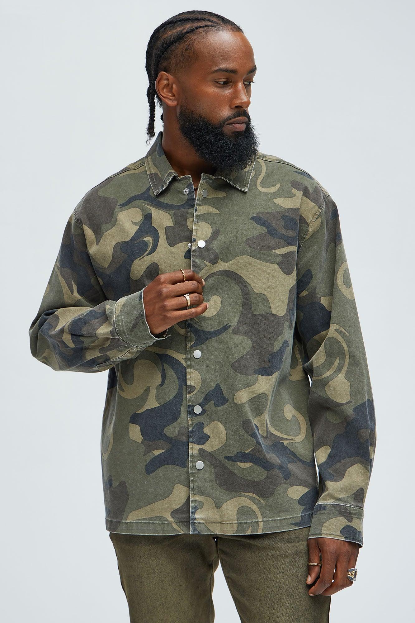 Won't Do Camo Long Sleeve Shirt - Camouflage Product Image