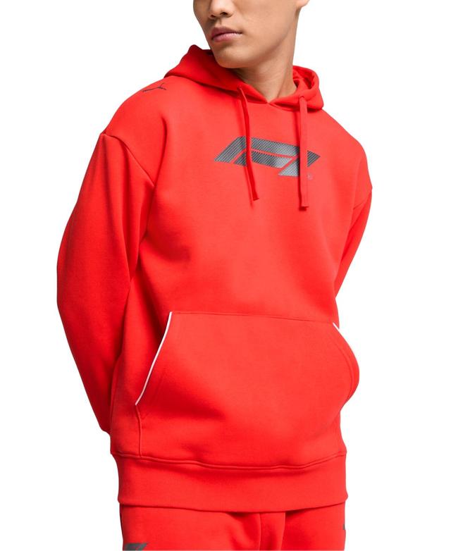 Puma Mens Relaxed-Fit F1 Graphic Fleece Hoodie Product Image