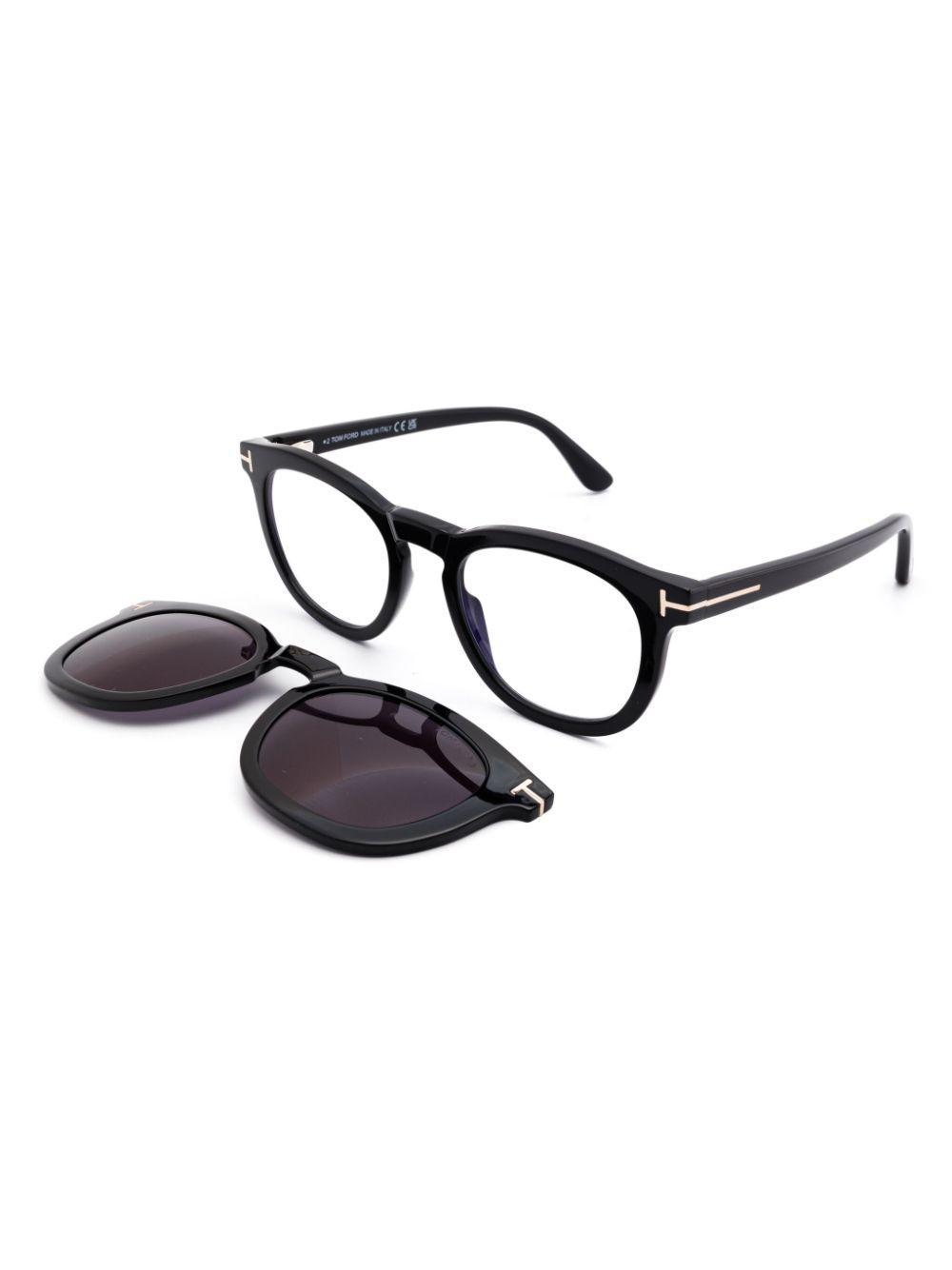 TOM FORD Square-frame Glasses In Black Product Image