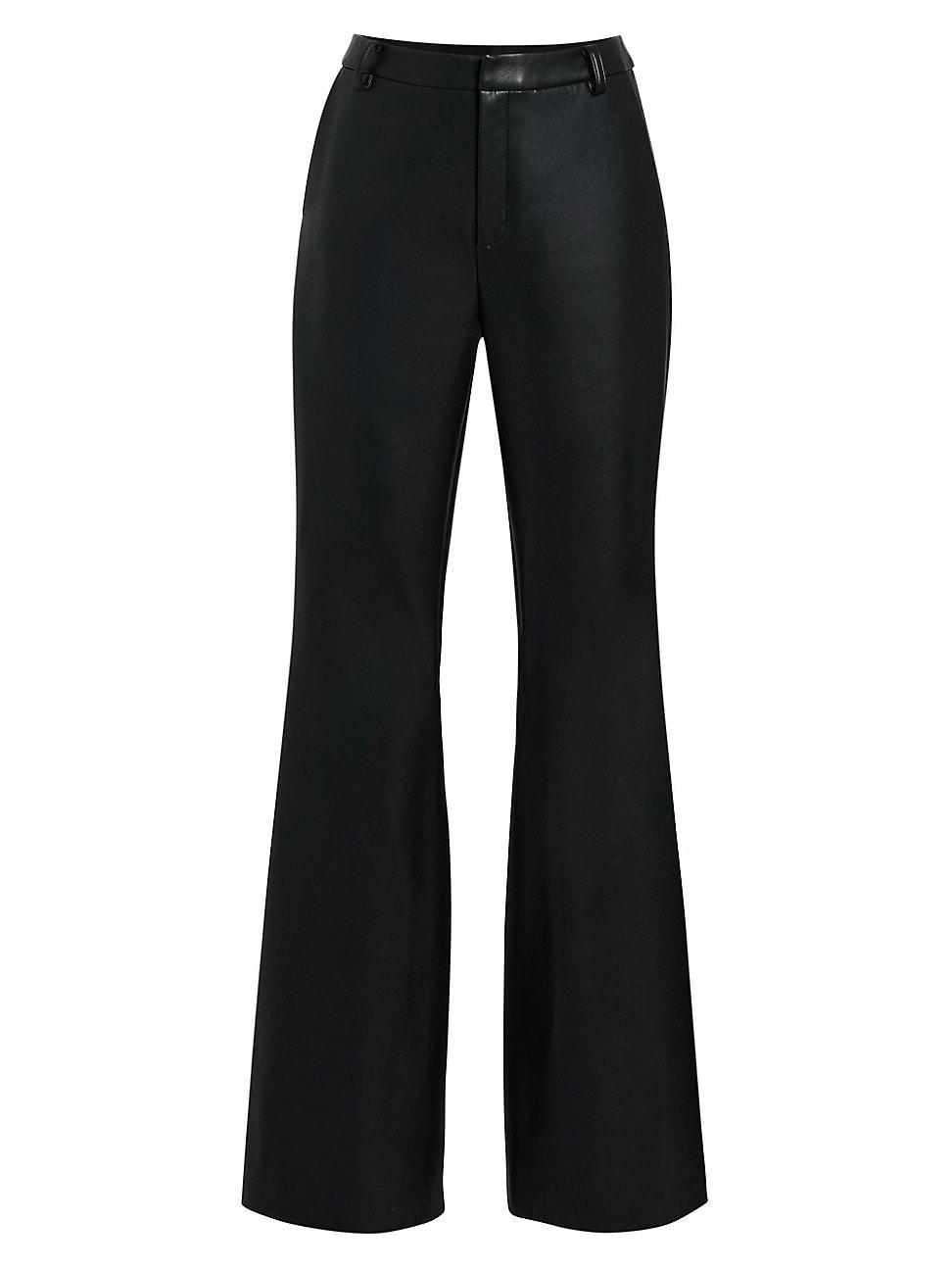 Womens Ronja Leather Trousers Product Image