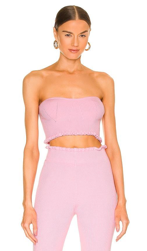 Cropped Sweetheart Ribbed Tube Top product image