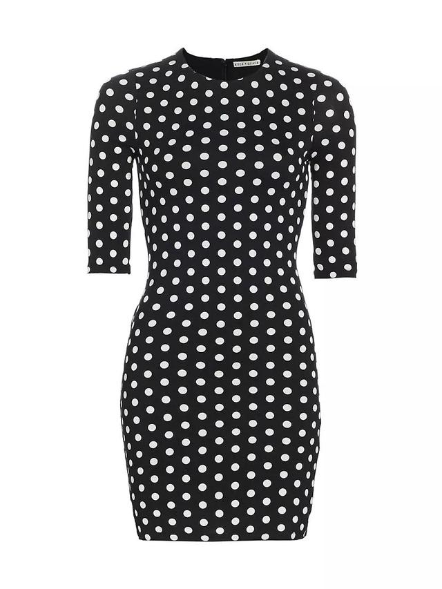 Delora Polka-Dot Minidress Product Image