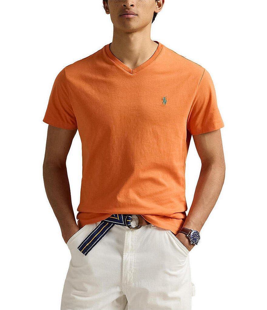 Polo Ralph Lauren Classic Fit Short Sleeve V-Neck T-Shirt Product Image