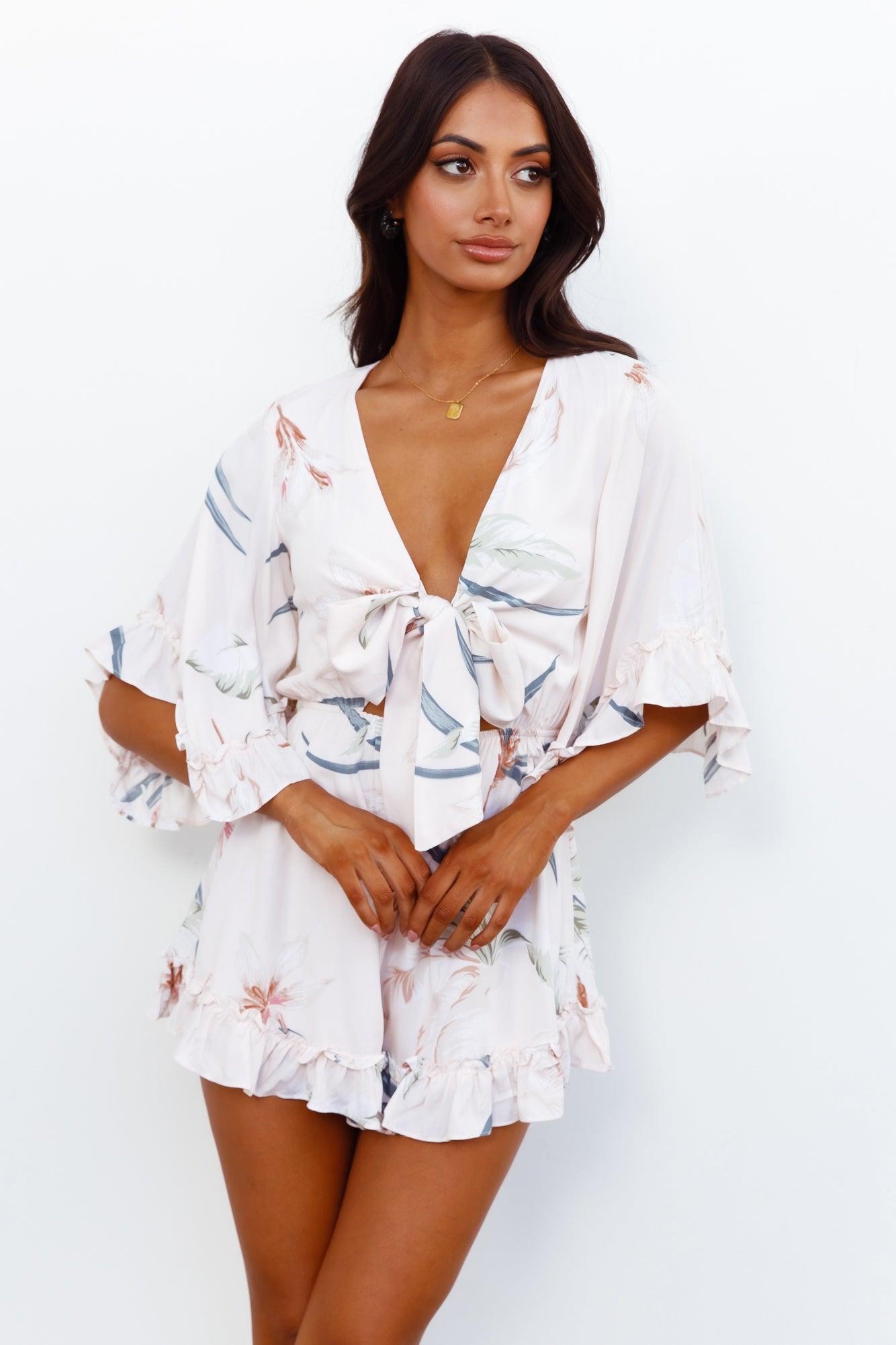 Airy Life Romper Floral Product Image