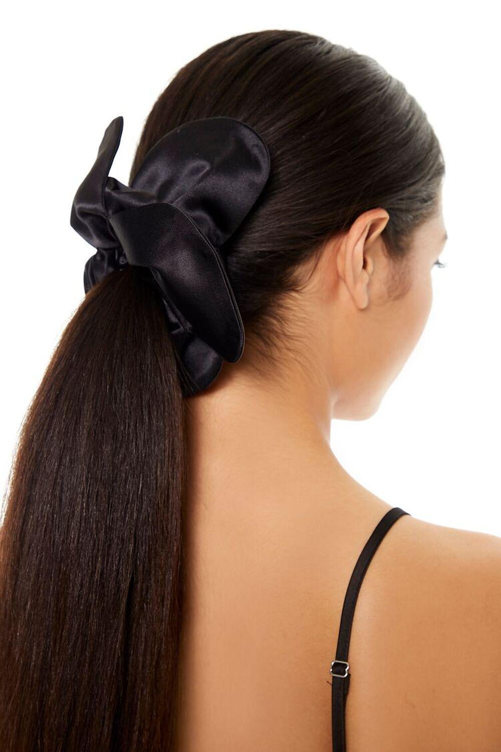 Satin Flower Hair Scrunchie | Forever 21 Product Image