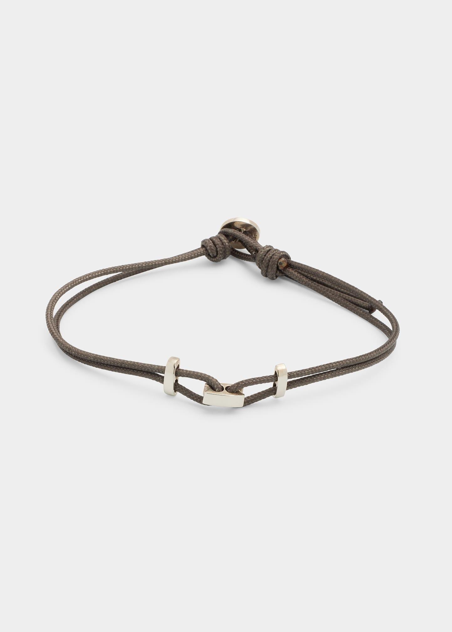 Mens 10K Gold Alexander Cord Bracelet Product Image