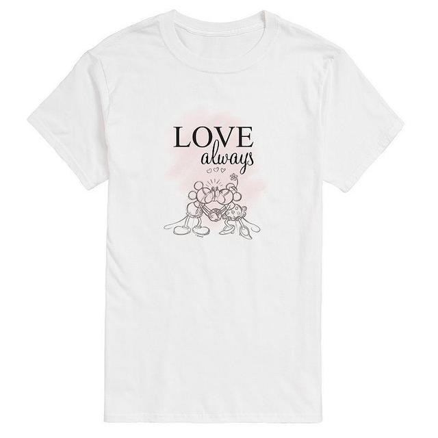 Disneys Mens Love Always Graphic Tee Product Image