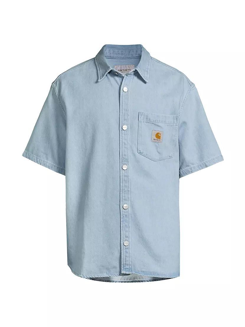 Ody Denim Button-Front Shirt Product Image