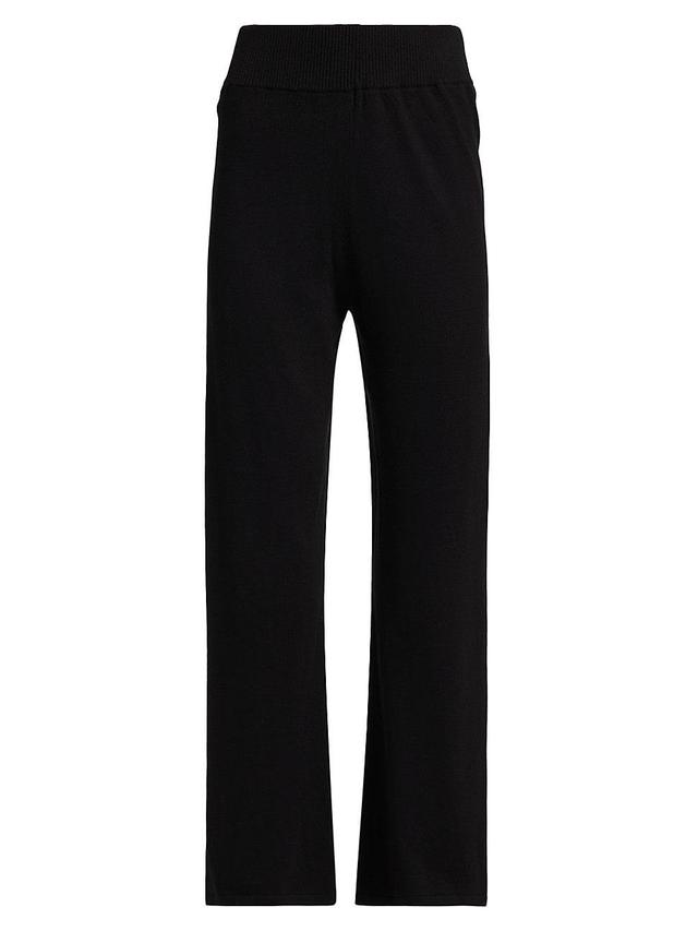 Womens Knit Straight-Leg Pants Product Image