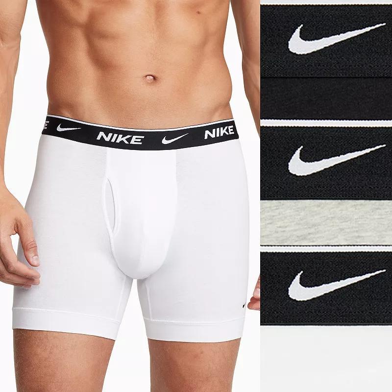 Nike Mens Dri-FIT Essential Cotton Stretch Boxer Briefs (3-Pack) Product Image