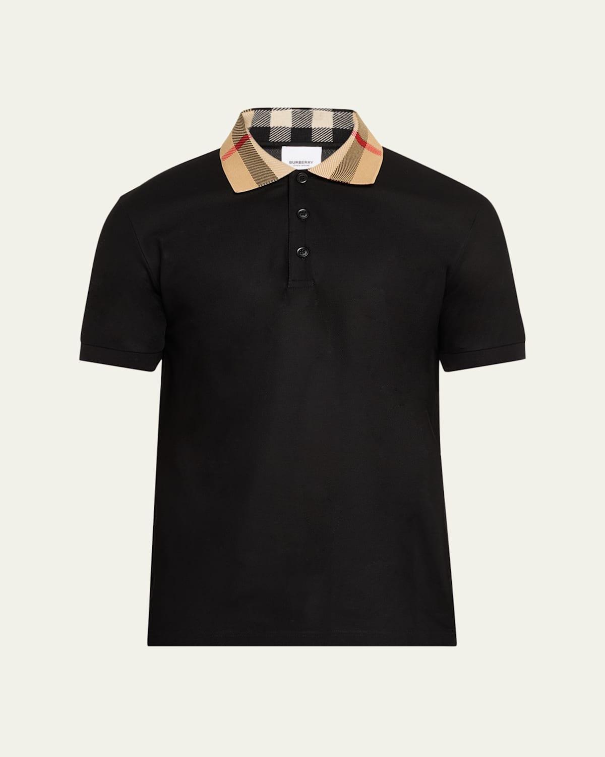 Men's Cody Check-Collar Polo Shirt Product Image