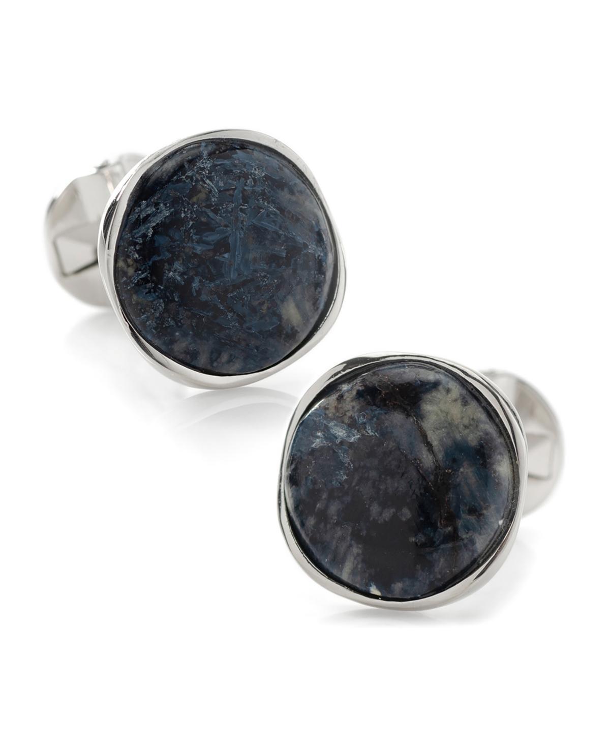 Mens Ox And Bull Trading Co. Sterling Silver & Pietersite Cufflinks Product Image