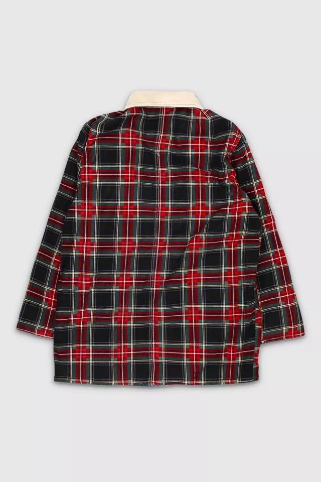 Vintage Reversible Denim and Plaid Jacket Product Image