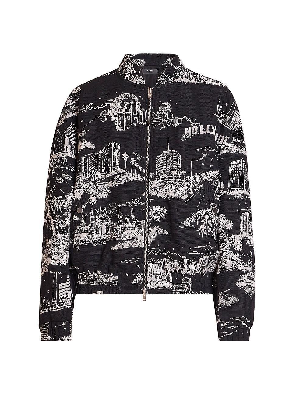 Mens LA Landmark Tapestry Bomber Product Image