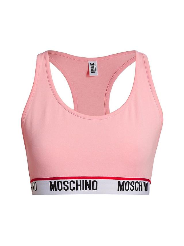 Womens Core Logo-Hem Sports Bra Product Image