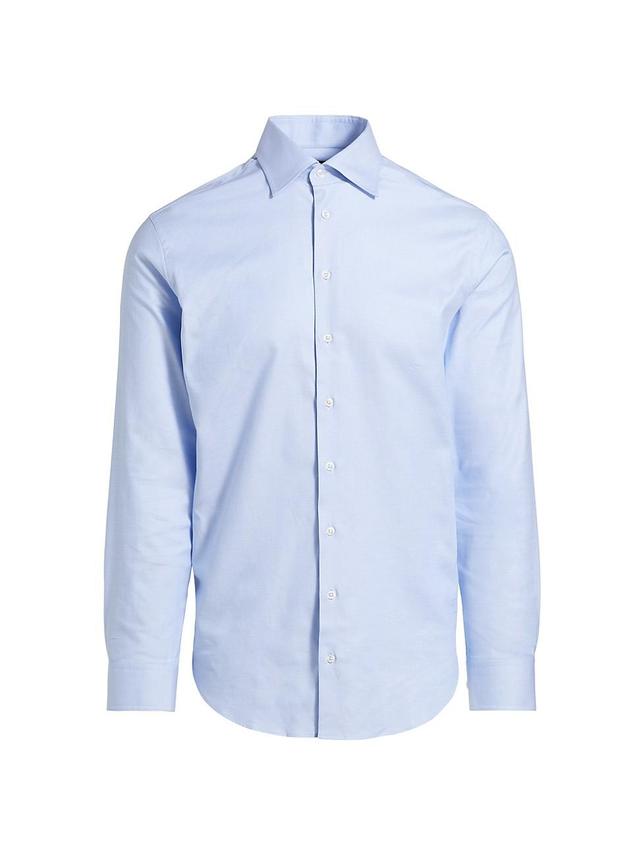 Mens Slim Poplin Button-Up Shirt Product Image