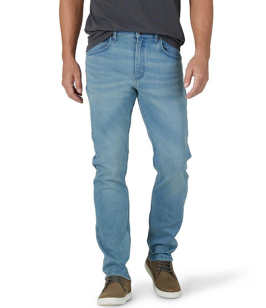 Wrangler® Athletic Fit Tapered Leg Denim Jeans Product Image