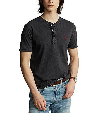 Polo Ralph Lauren Slub Jersey Short-Sleeve Henley -  S Product Image