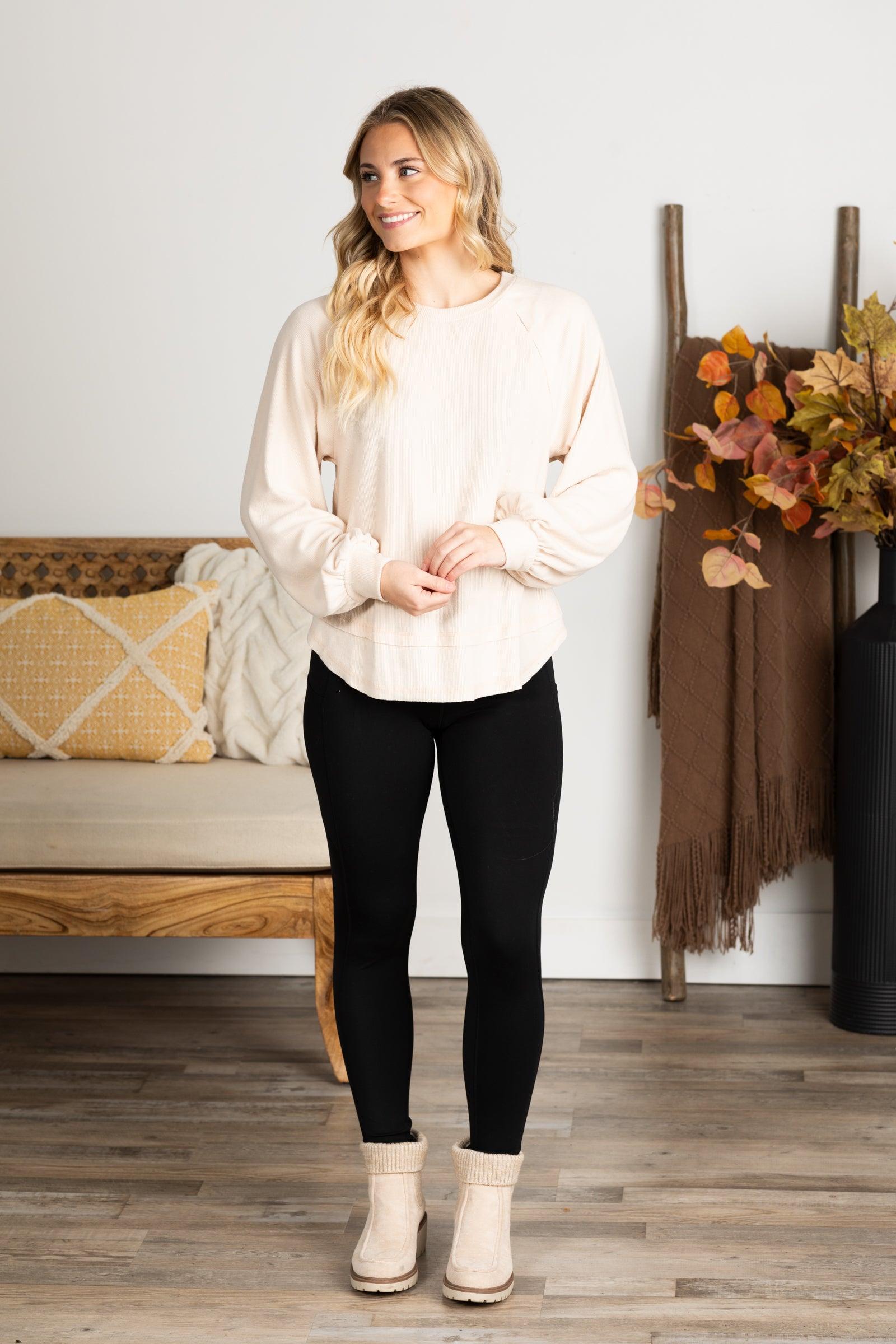 Casual Cutout Long Sleeve Knit Top Product Image