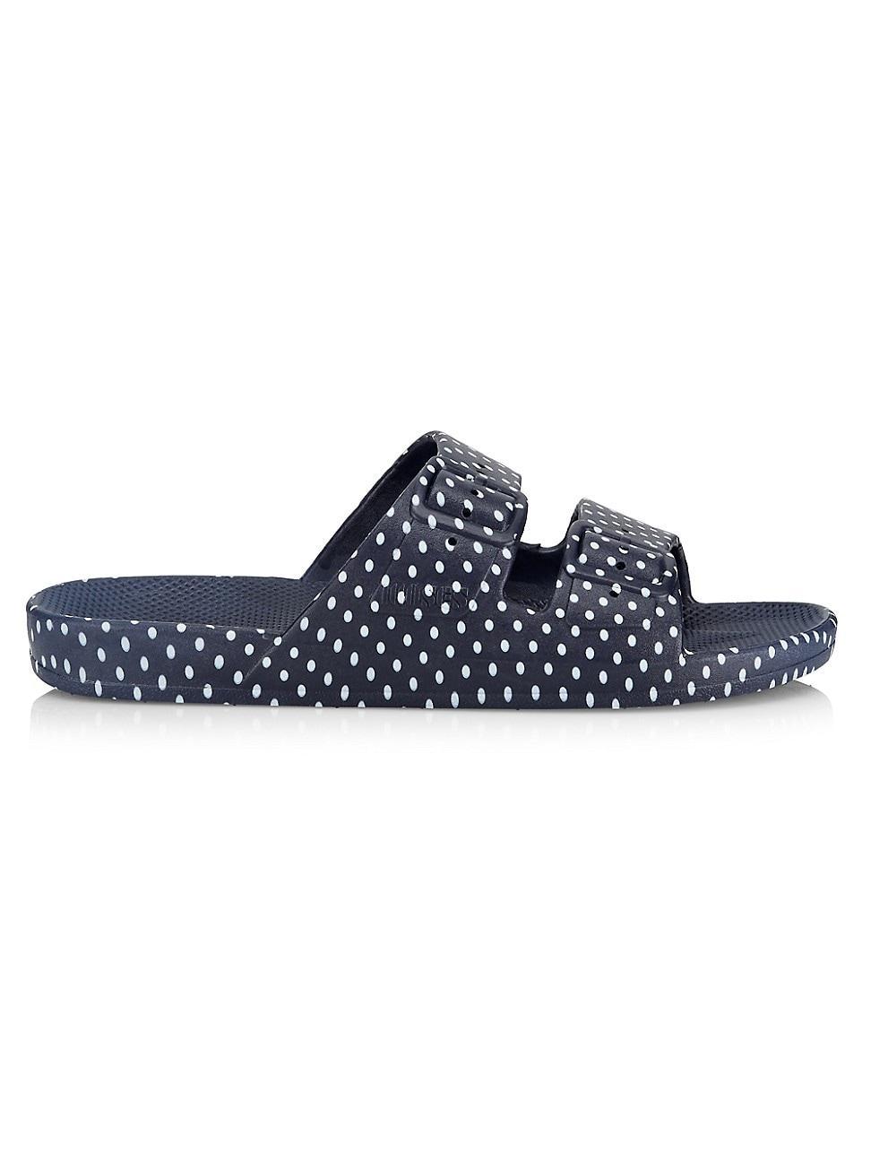 Womens Polka Dot Slides Product Image