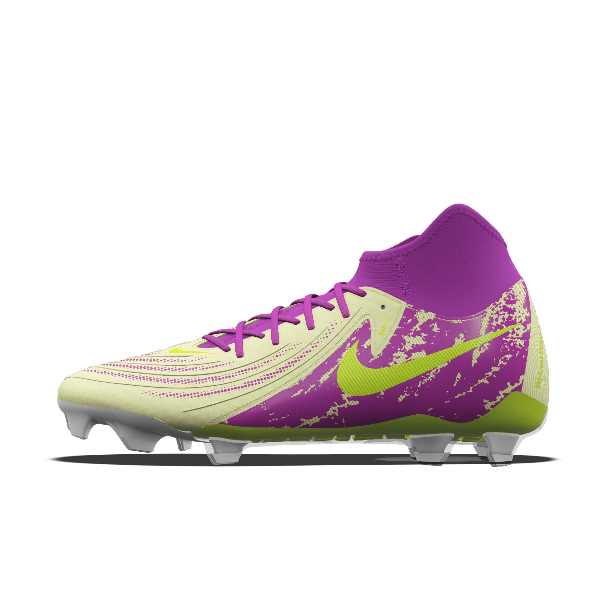 Nike Women's Phantom Luna 2 Academy By You Custom MG High-Top Soccer Cleats Product Image