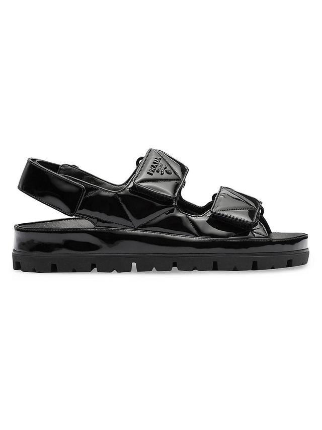 Womens Patent Leather Sandals Product Image