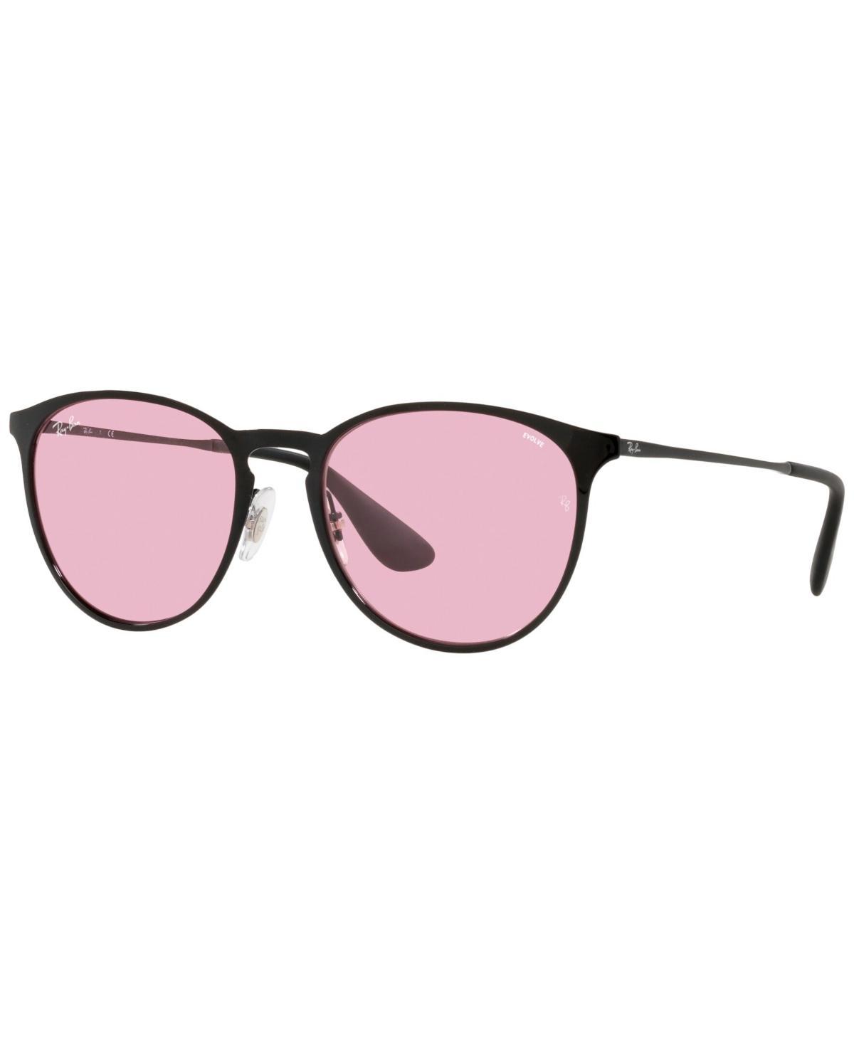 Ray-Ban Erika Metal Evolve Sunglasses Frame Pink Lenses Product Image