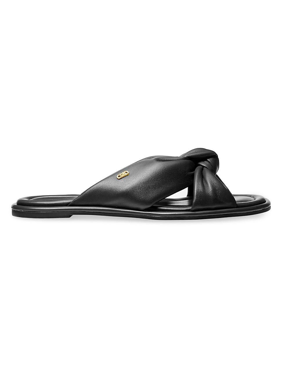 MICHAEL Michael Kors Elena Flat Slide Women's Sandals Product Image