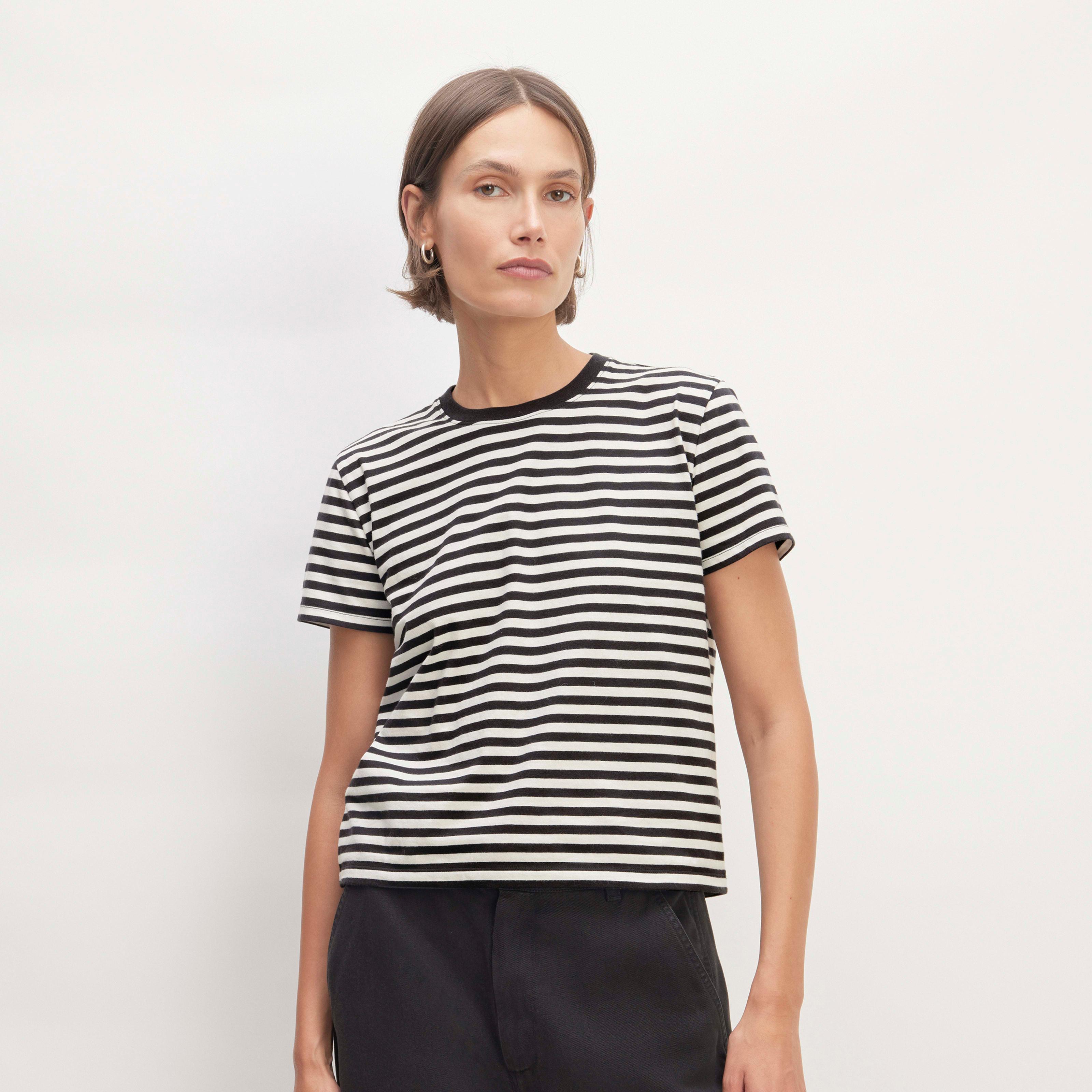 The Box-Cut Tee in Essential Cotton Product Image