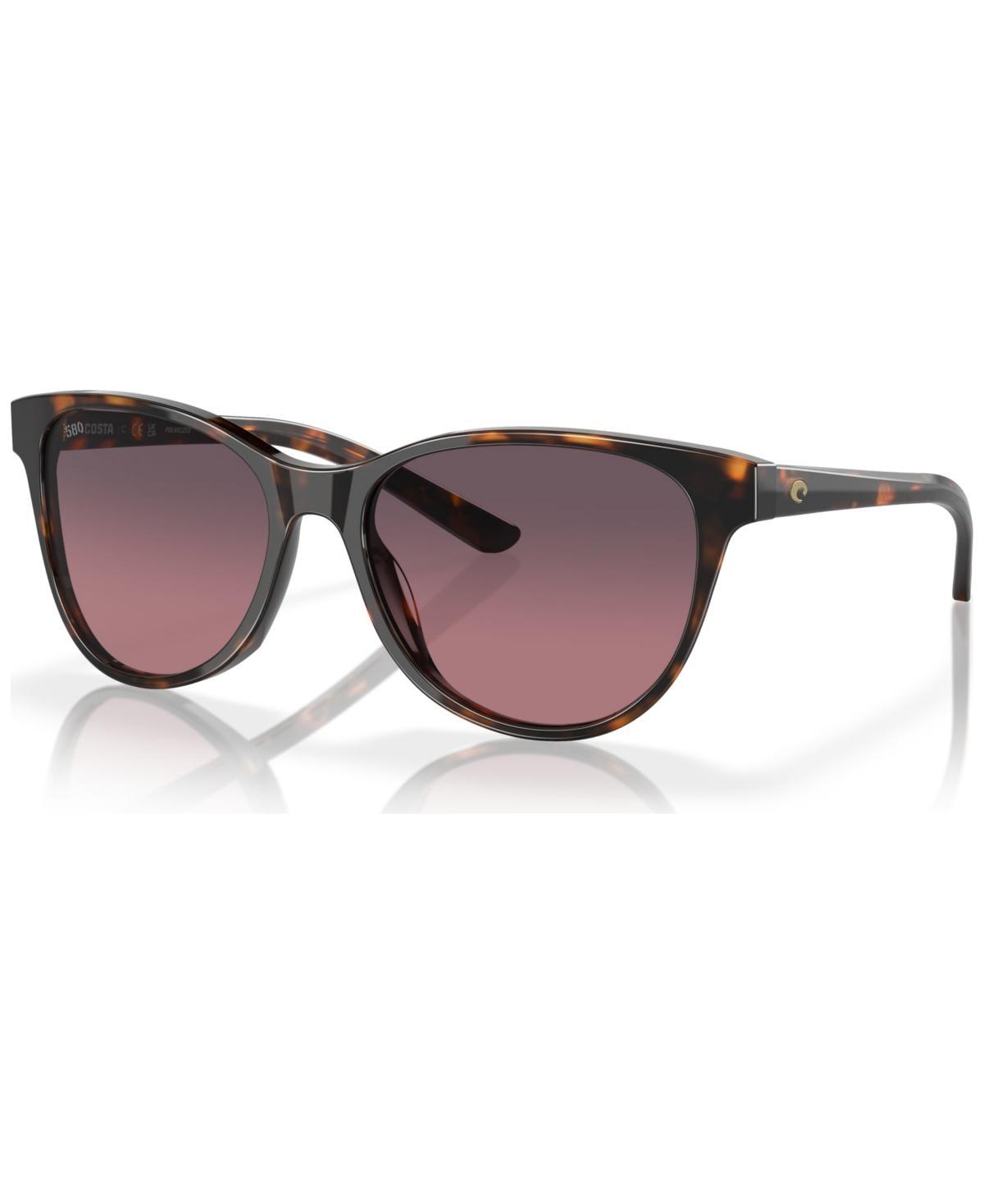 Costa Womens Catherine 57mm Polarized Round Sunglasses Product Image