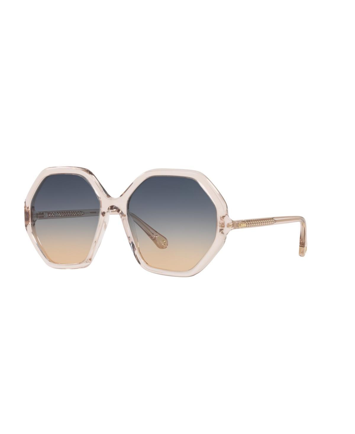 Womens 58MM Geometric Sunglasses Product Image