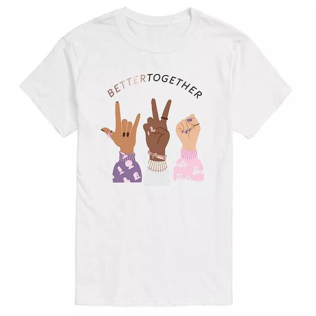 Big & Tall Barbie Better Together Graphic Tee, Mens Product Image