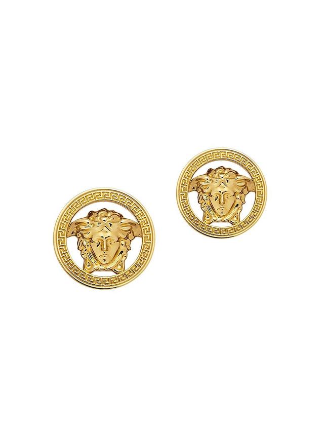 Womens Medusa 95 Goldtone Stud Earrings Product Image