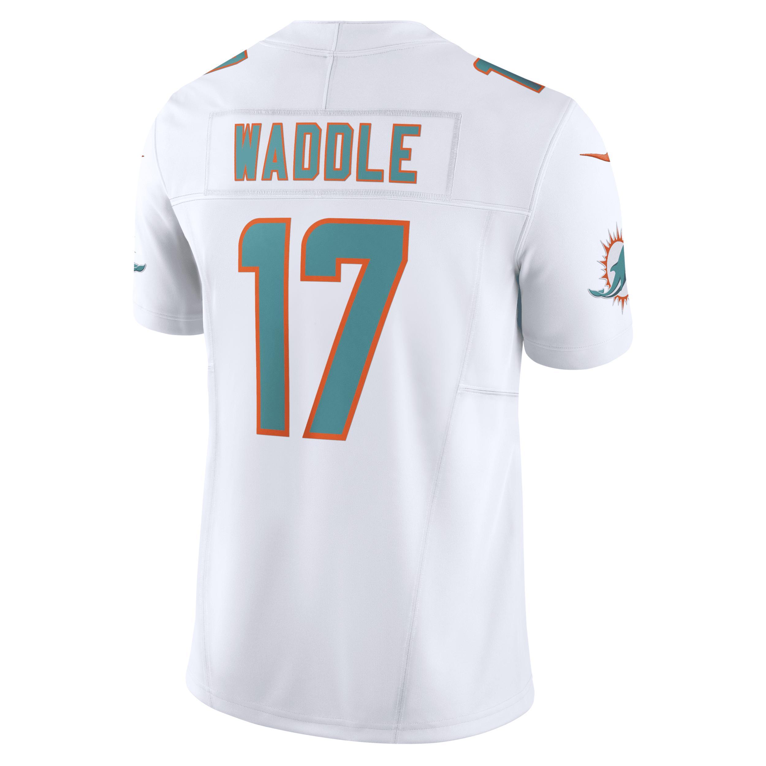 Jaylen Waddle Miami Dolphins Nike Mens Dri-FIT NFL Limited Football Jersey Product Image