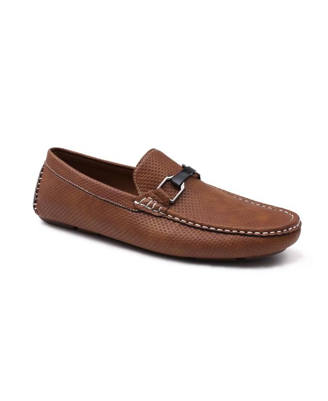 Aston Marc Mens Embossed Loafers Product Image