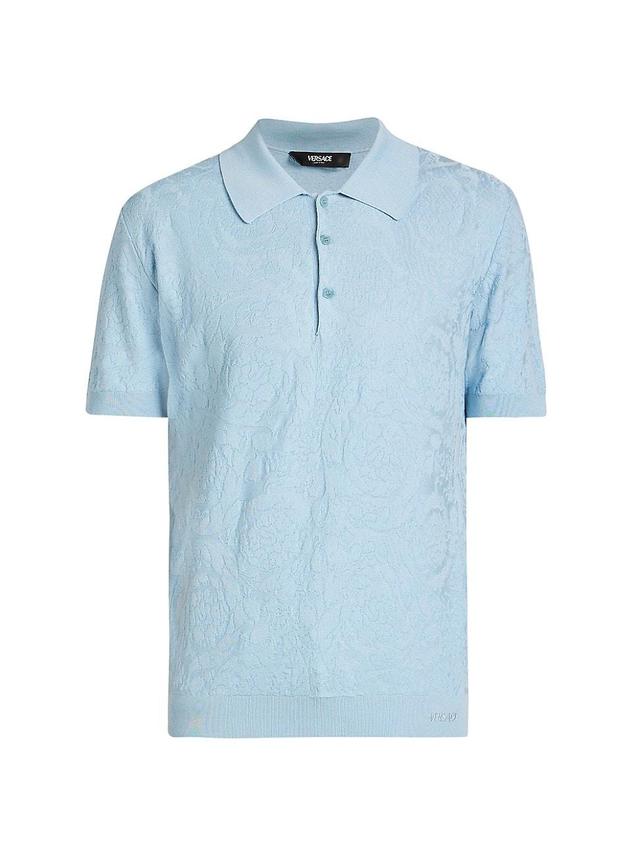 Mens Barocco Knit Polo Product Image