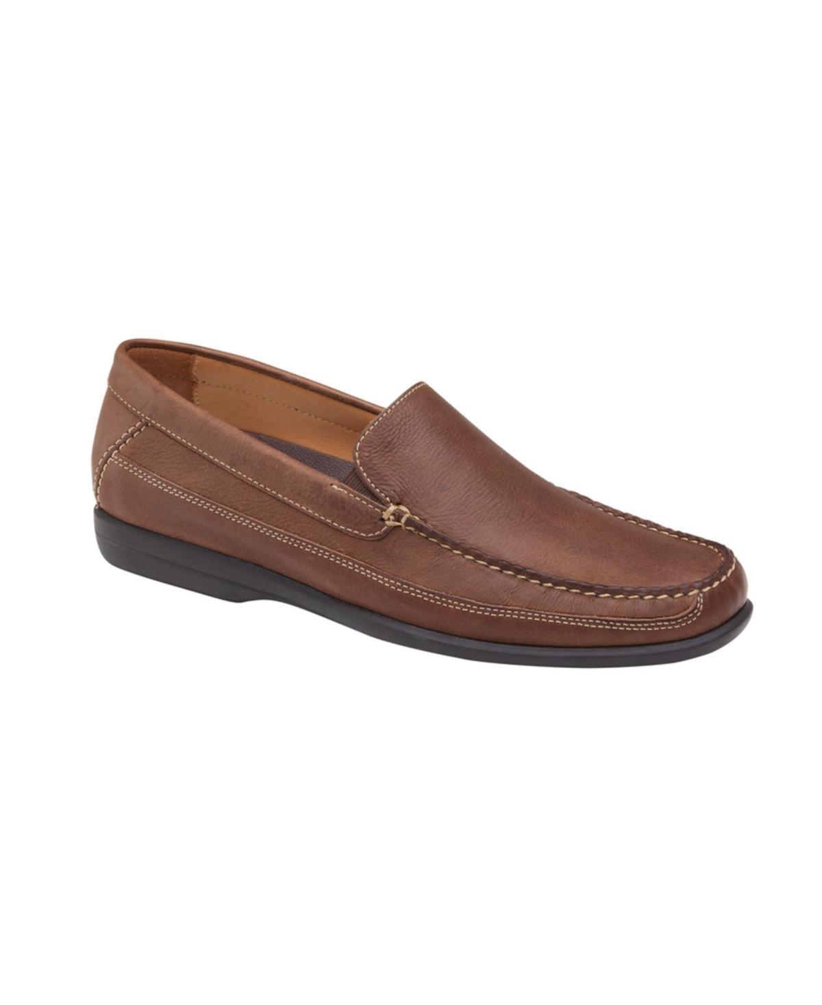 Johnston & Murphy Locklin Venetian (Tan Oiled Full Grain) Men's Shoes Product Image