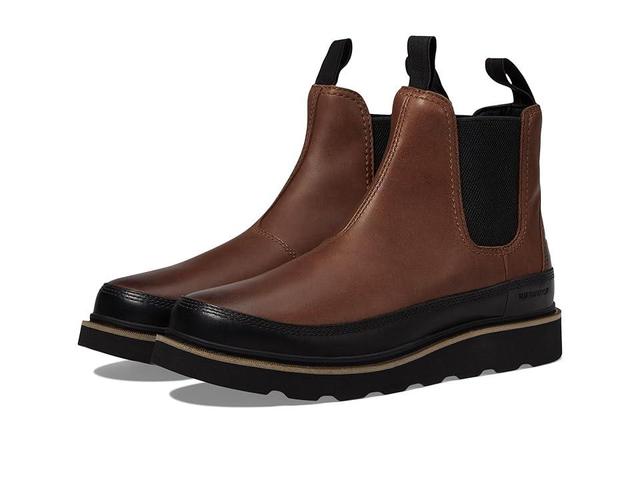 SOREL Slabtown 62' Chelsea Waterproof (Tobacco/Black) Men's Boots Product Image