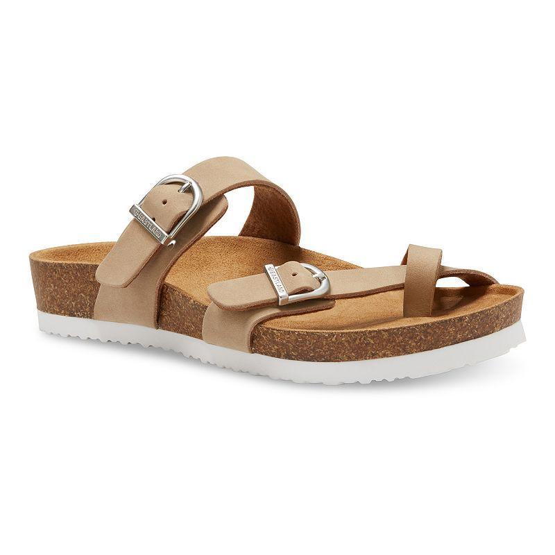 Eastland Tiogo Womens Leather Slide Sandals Product Image