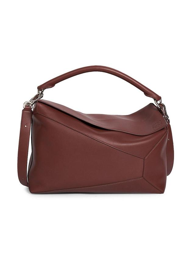 Mens Puzzle Edge Leather Shoulder Bag Product Image