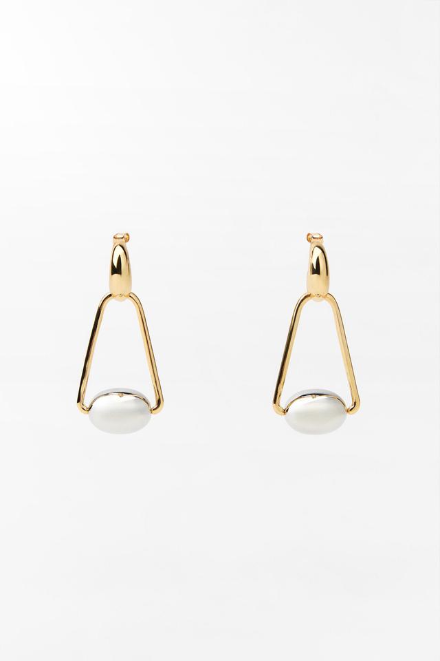 TUBULAR PIECE HOOP EARRINGS Product Image