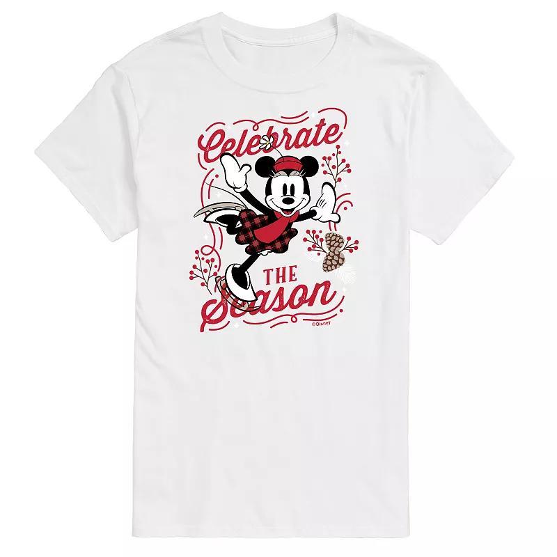 Disneys Big & Tall Celebrate The Season Graphic Tee, Mens Product Image