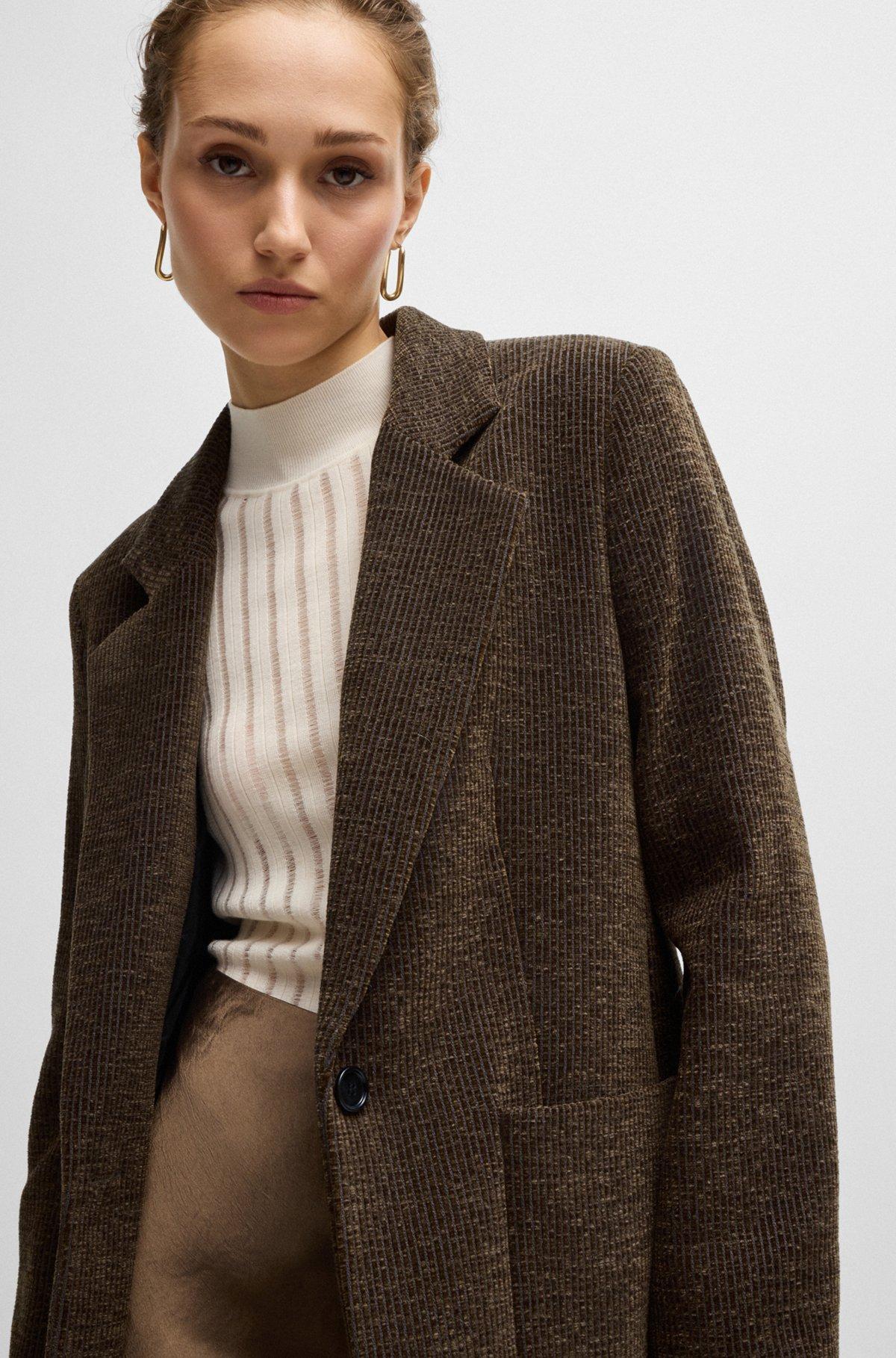 Relaxed-fit jacket in velvet corduroy Product Image